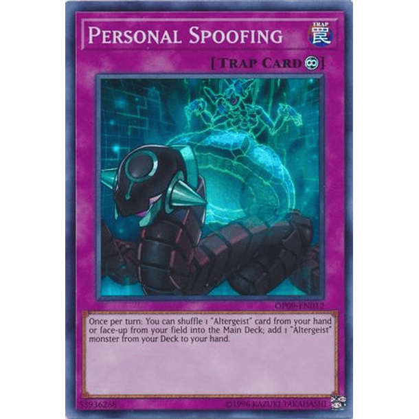 Personal Spoofing - OP09-EN012 - Super Rare