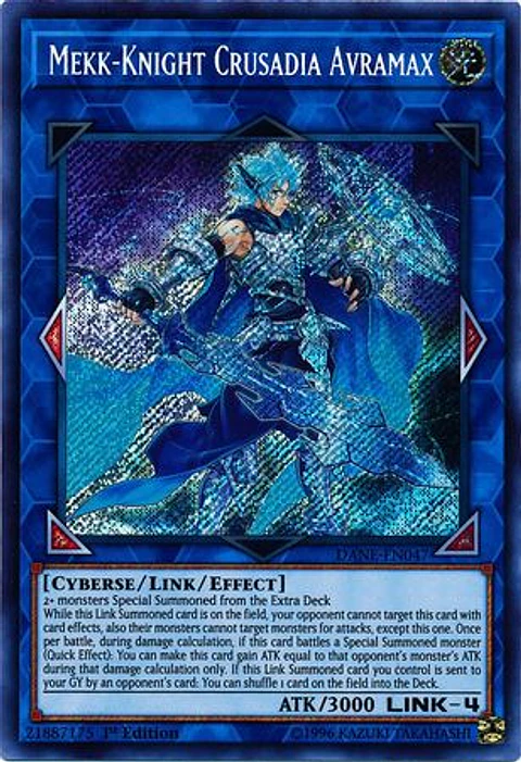 Mekk-Knight Crusadia Avramax - DANE-EN047 - Secret Rare 