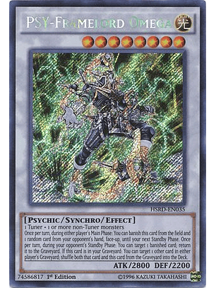 PSY-Framelord Omega - HSRD-EN035 - Secret Rare (portugues)