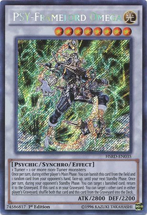 PSY-Framelord Omega - HSRD-EN035 - Secret Rare (portugues)