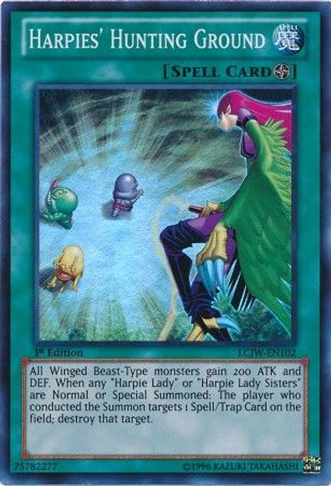 Harpies' Hunting Ground - LCJW-EN102 - Super Rare