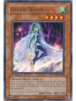Harpie Queen - FOTB-EN020 - Rare