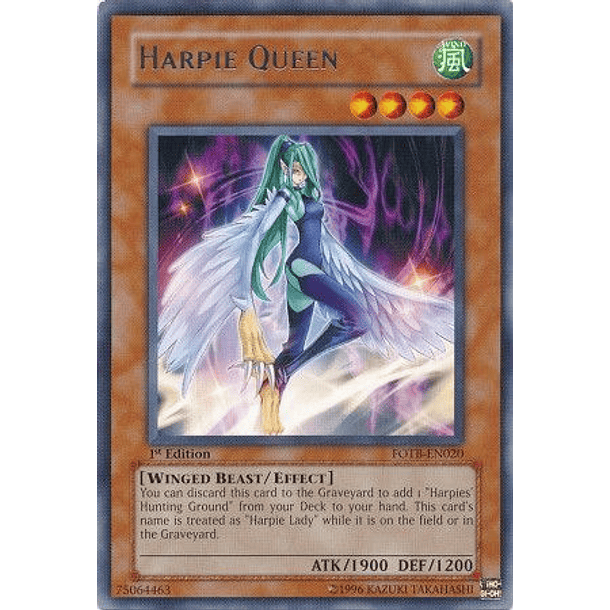Harpie Queen - FOTB-EN020 - Rare