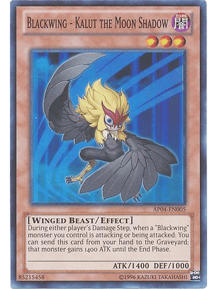 Blackwing - Kalut the Moon Shadow - AP04-EN005 - Super Rare