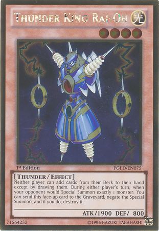 Thunder King Rai-Oh - PGLD-EN075 - Gold Rare 1