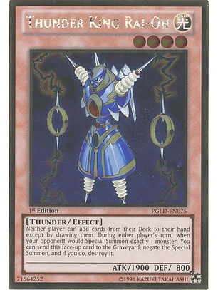 Thunder King Rai-Oh - PGLD-EN075 - Gold Rare