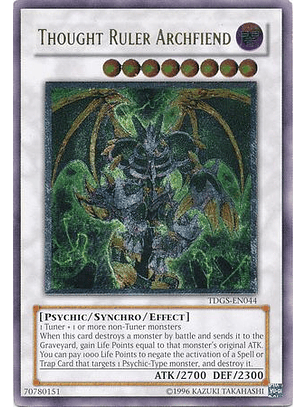 Thought Ruler Archfiend - TDGS-EN044 - Ultimate Rare 