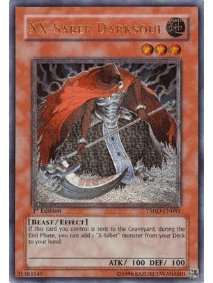 XX-Saber Darksoul - TSHD-EN081 - Ultimate Rare - 1st Edition (Near Mint)