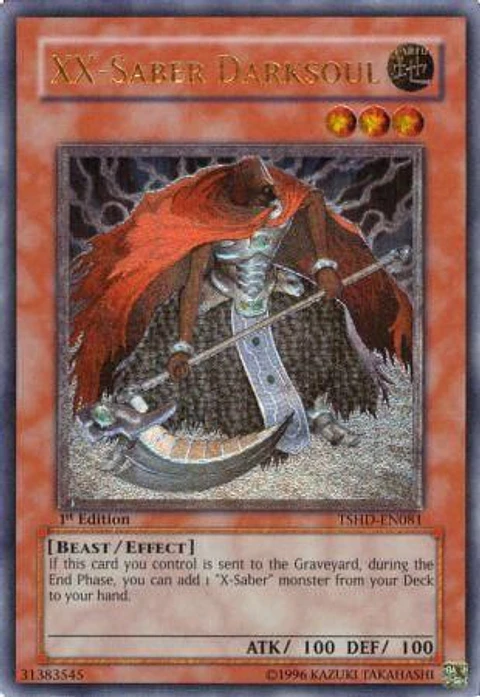 XX-Saber Darksoul - TSHD-EN081 - Ultimate Rare - 1st Edition (Near Mint)