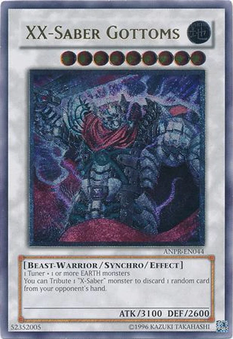 XX-Saber Gottoms - ANPR-EN044 - Ultimate Rare 