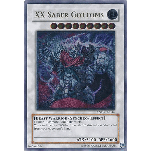 XX-Saber Gottoms - ANPR-EN044 - Ultimate Rare 