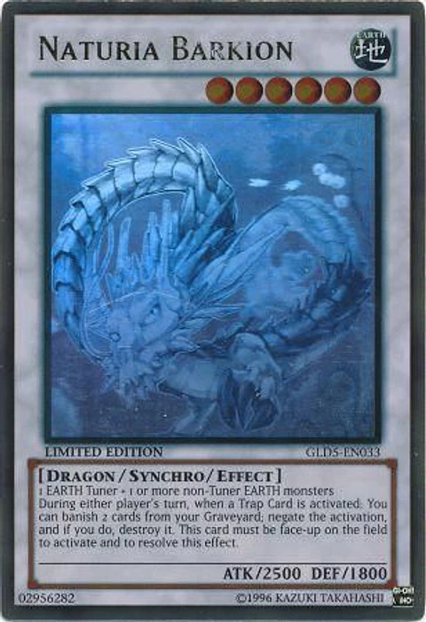 Naturia Barkion - GLD5-EN033 - Ghost/Gold Rare