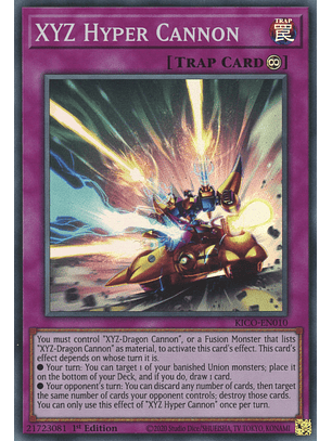 XYZ Hyper Cannon - KICO-EN010 - Super Rare