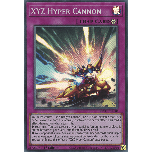 XYZ Hyper Cannon - KICO-EN010 - Super Rare