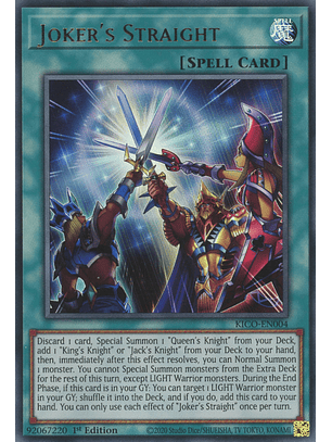 Joker's Straight - KICO-EN004 - Ultra Rare