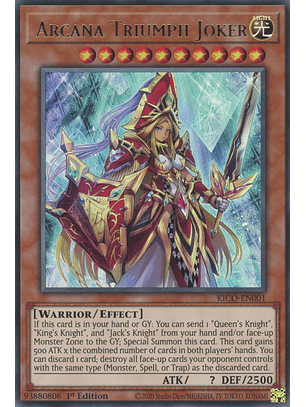 Arcana Triumph Joker - KICO-EN001 - Ultra Rare