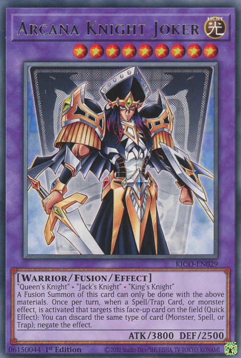 Arcana Knight Joker - KICO-EN029 - Rare 