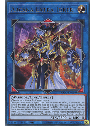 Arcana Extra Joker - KICO-EN030 - Rare