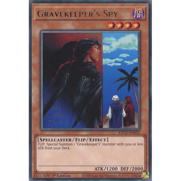 Gravekeeper's Spy - KICO-EN031 - Rare