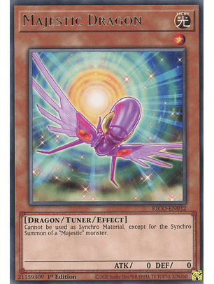 Majestic Dragon - KICO-EN032 - Rare