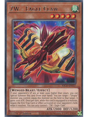 ZW - Eagle Claw - KICO-EN037 - Rare 