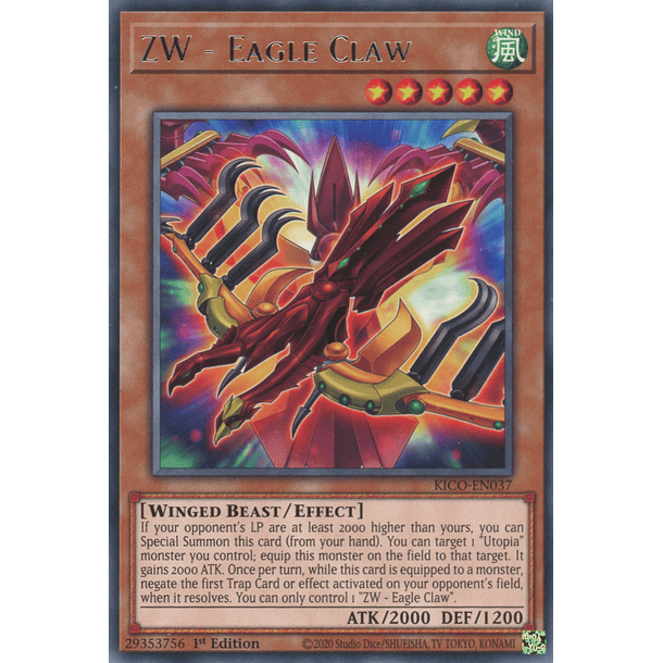 ZW - Eagle Claw - KICO-EN037 - Rare 