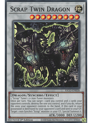Scrap Twin Dragon - KICO-EN038 - Super Rare