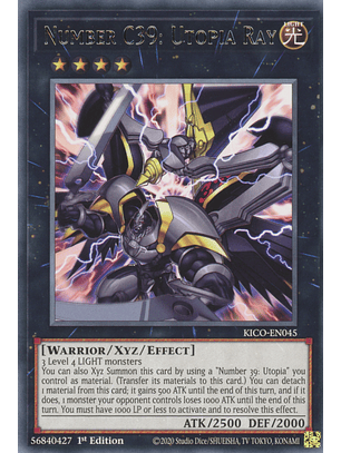 Number C39: Utopia Ray - KICO-EN045 - Rare 