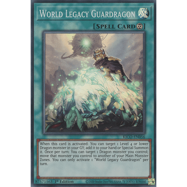 World Legacy Guardragon - KICO-EN056 - Super Rare 
