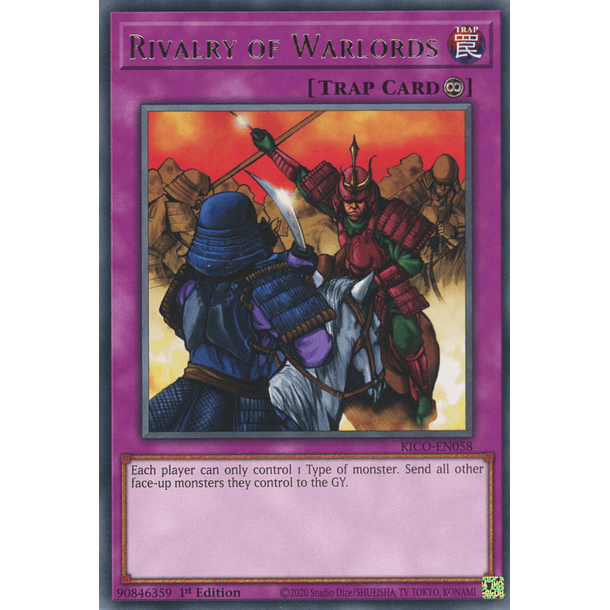 Rivalry of Warlords - KICO-EN058 - Rare