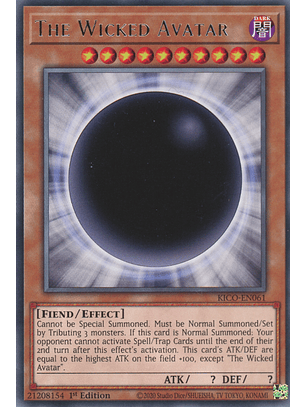 The Wicked Avatar - KICO-EN061 - Rare