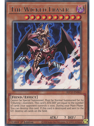 The Wicked Eraser - KICO-EN062 - Rare