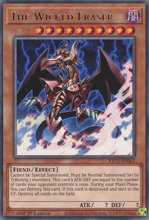 The Wicked Eraser - KICO-EN062 - Rare