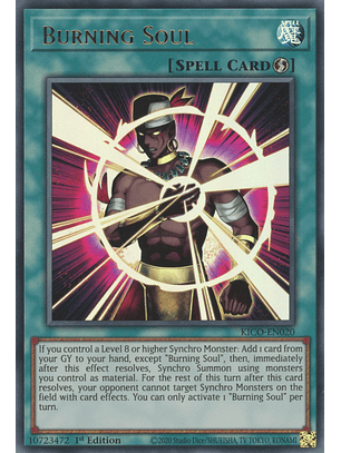 Burning Soul - KICO-EN020 - Ultra Rare