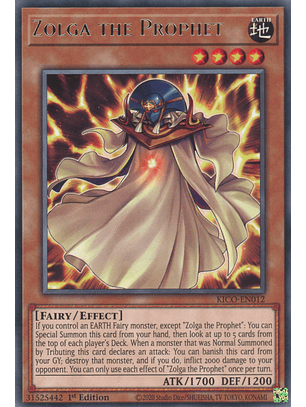 Zolga the Prophet - KICO-EN012 - Rare