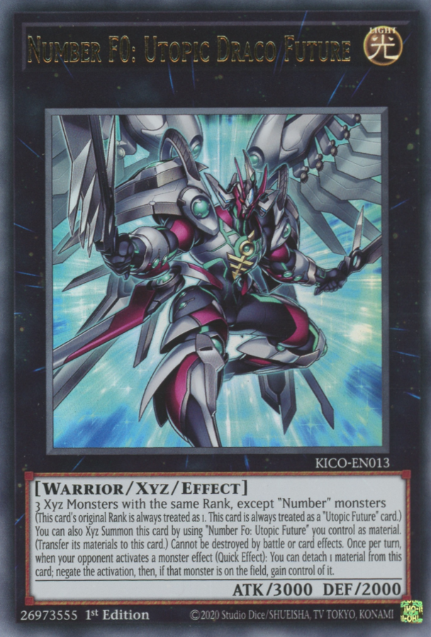 Number F0: Utopic Draco Future - KICO-EN013 - Ultra Rare 1