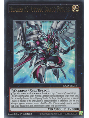 Number F0: Utopic Draco Future - KICO-EN013 - Ultra Rare