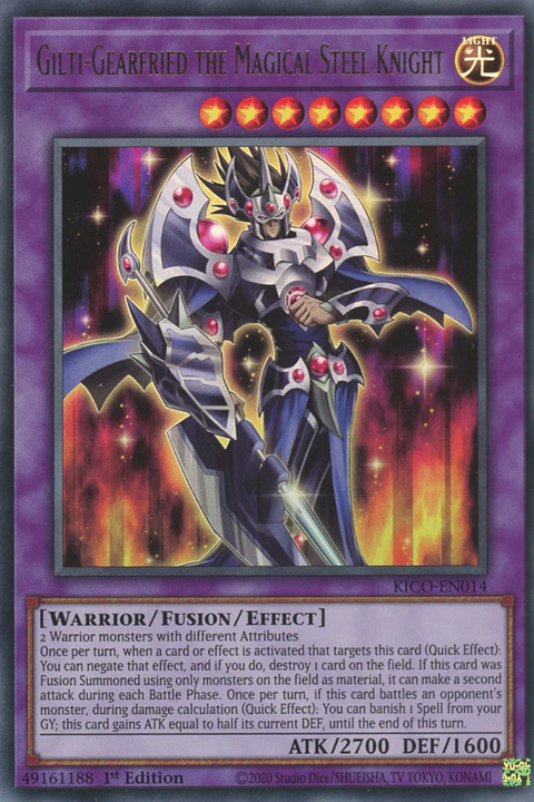 Gilti-Gearfried the Magical Steel Knight - KICO-EN014 - Ultra Rare