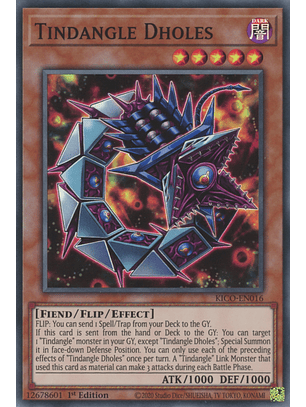 Tindangle Dholes - KICO-EN016 - Super Rare
