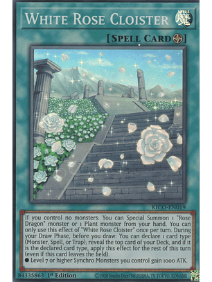 White Rose Cloister - KICO-EN019 - Super Rare