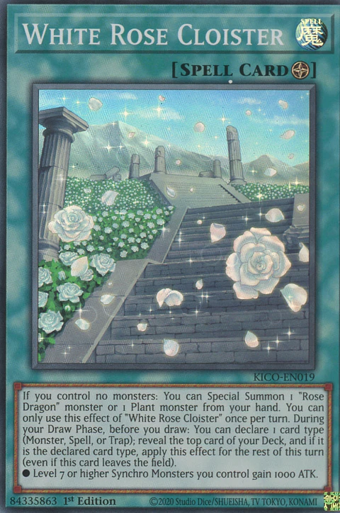 White Rose Cloister - KICO-EN019 - Super Rare