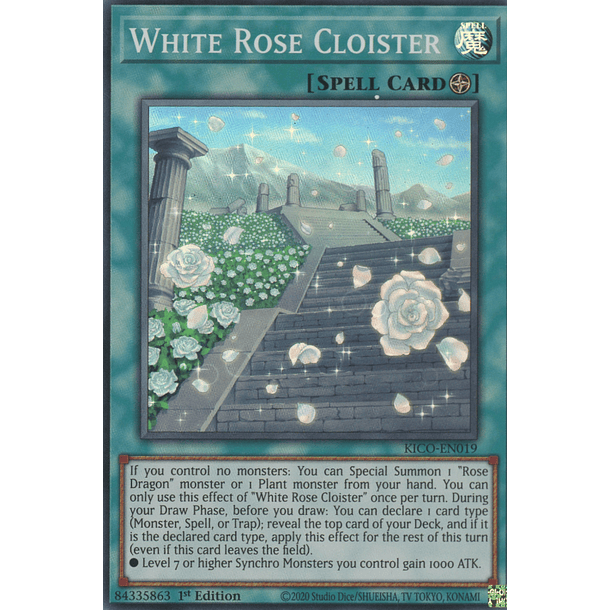 White Rose Cloister - KICO-EN019 - Super Rare