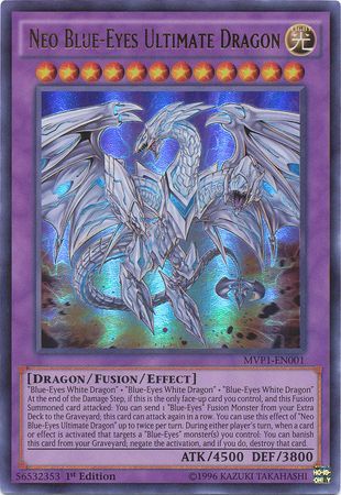 Neo Blue-Eyes Ultimate Dragon - MVP1-EN001 - Ultra Rare 1