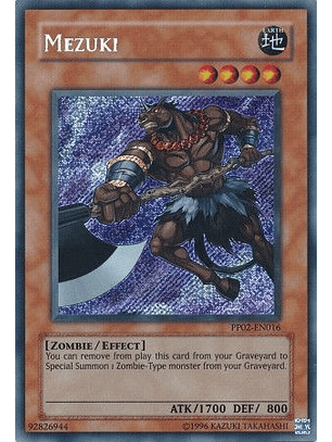 Mezuki - PP02-EN016 - Secret Rare