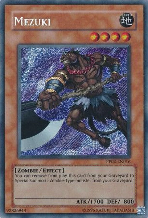 Mezuki - PP02-EN016 - Secret Rare