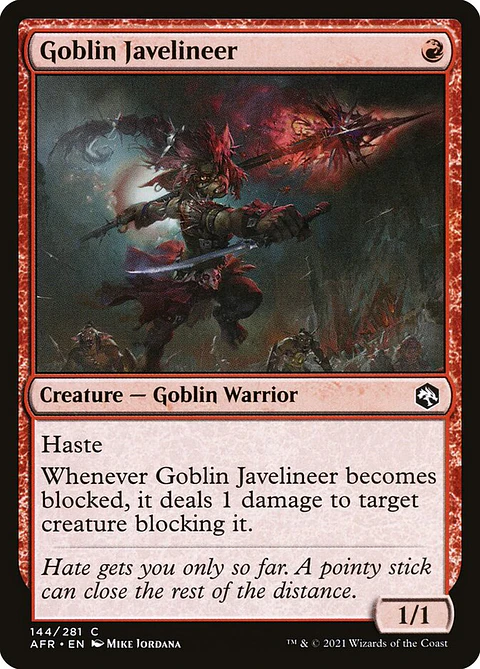 Goblin Javelineer  - AFR - C 