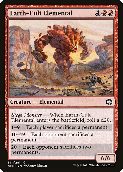 Earth-Cult Elemental - AFR - C 