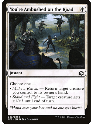 You're Ambushed on the Road - AFR - C 