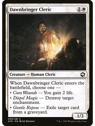 Dawnbringer Cleric - AFR - C 