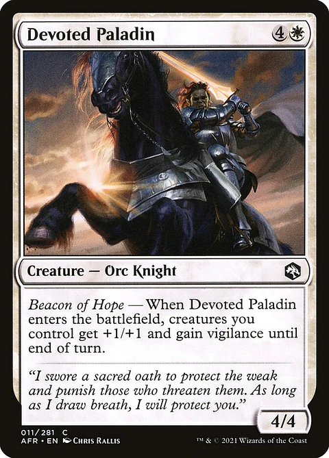 Devoted Paladin - AFR - C
